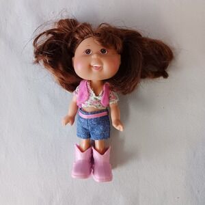Cabbage Patch Kids Lil Sprouts Small Mini Doll 2006 2007 OAA Inc Glitter Hair